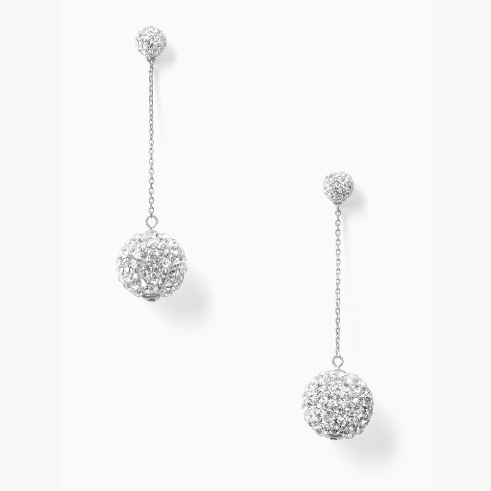 Kate Spade Sparkly Ball Dangling Earrings